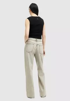 Широкие джинсы Blake AllSaints, песочно-серый