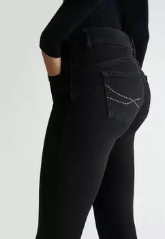 Широкие джинсы BOTTOM UP LIU JO, черный
