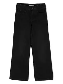 Широкие джинсы Calvin Klein Kids, черный