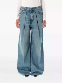 Широкие джинсы Candy со складками Haikure, синий