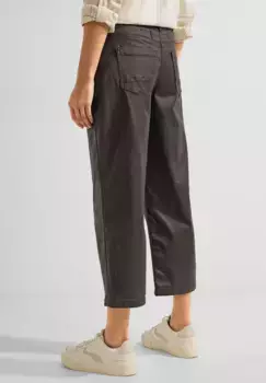 Широкие джинсы Cecil с завышенной талией, шоколадный