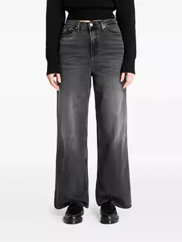 Широкие джинсы Claire с высокой посадкой Tommy Jeans, серый