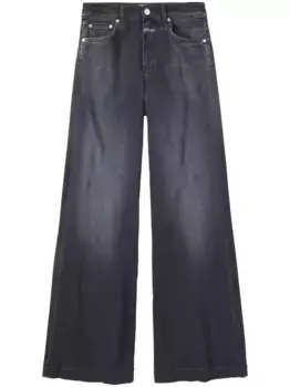 Широкие джинсы Closed, черный