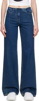 Широкие джинсы цвета индиго Givenchy