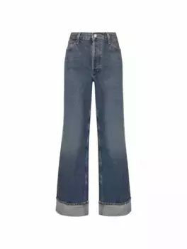 Широкие джинсы Dame Agolde, синий
