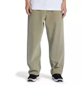 Широкие джинсы DC Shoes "Worker", зеленый
