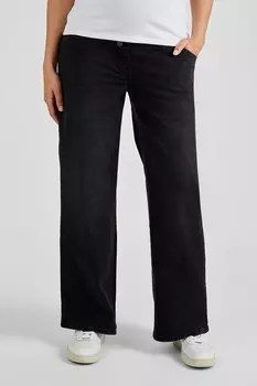 Широкие джинсы для беременных Jojo Maman Bb, черный