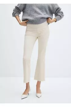 Широкие джинсы для беременных Mango, белый