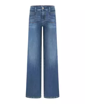 Широкие джинсы для зимы Cambio, синий