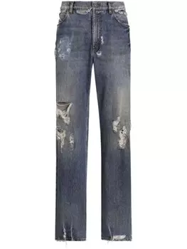 Широкие джинсы Dolce & Gabbana, синий