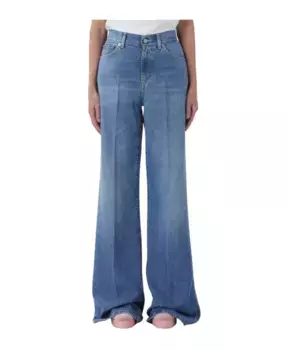 Широкие джинсы Dondup, синий