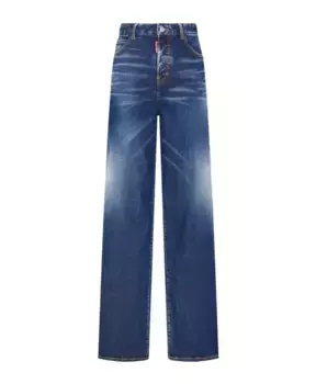 Широкие джинсы Dsquared2, синий