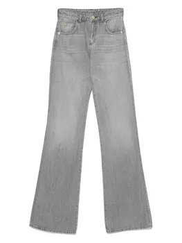 Широкие джинсы Emporio Armani, серый
