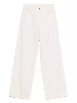 Широкие джинсы Ermanno Scervino, белый