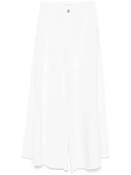 Широкие джинсы Federica Tosi, белый