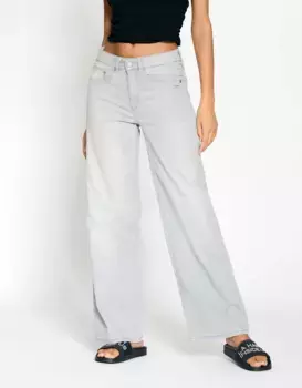 Широкие джинсы GANG "94CARLOTTA", серый