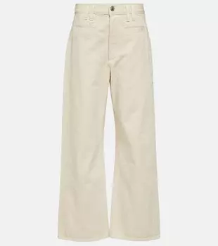 Широкие джинсы Gaucho с высокой посадкой CITIZENS OF HUMANITY, белый