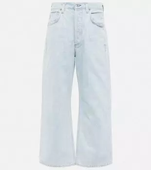 Широкие джинсы Gaucho с высокой посадкой CITIZENS OF HUMANITY, синий