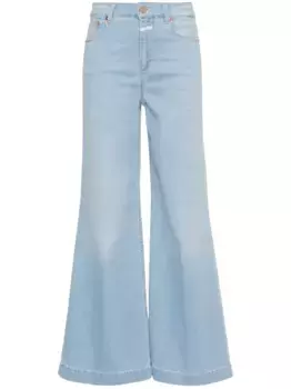 Широкие джинсы Glow-Up с завышенной талией Closed, синий