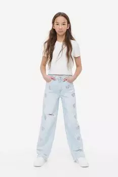 Широкие джинсы H&M