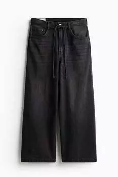 Широкие джинсы H&M, черный