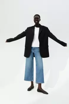 Широкие джинсы H&M, голубой