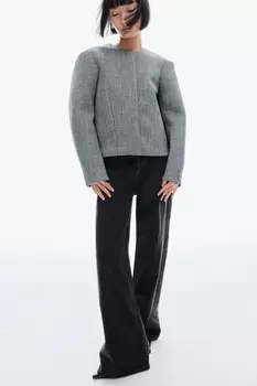 Широкие джинсы H&M, серый