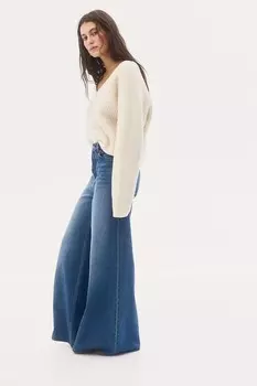 Широкие джинсы H&M, синий