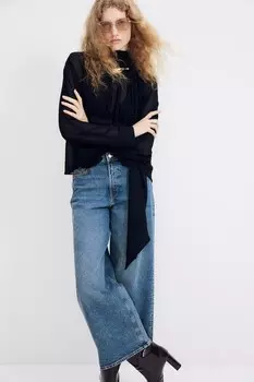 Широкие джинсы H&M, синий