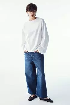 Широкие джинсы H&M, синий