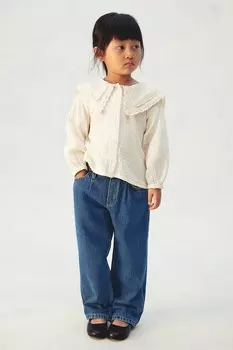 Широкие джинсы H&M, синий