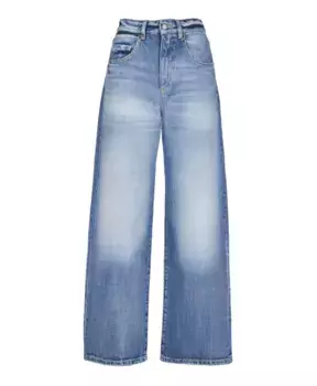 Широкие джинсы из денима Icon Denim, синий