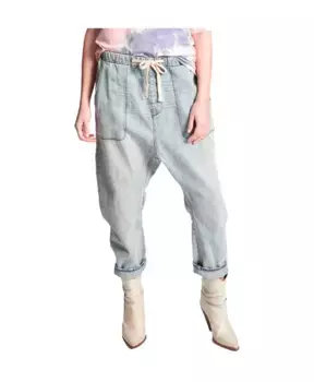 Широкие джинсы из денима One Teaspoon, синий