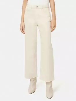 Широкие джинсы Jigsaw Tyne, экрю