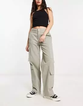 Широкие джинсы карго ASOS