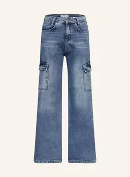 Широкие джинсы карго Blue Effect, синий