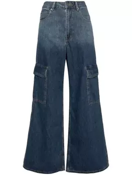 Широкие джинсы карго Izzue, синий
