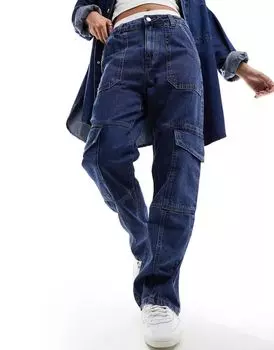 Широкие джинсы карго Miss Selfridge