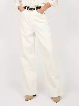 Широкие джинсы-карго Ophilia цвета слоновой кости с жемчугом Joie