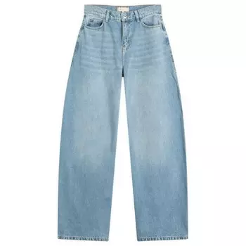 Широкие джинсы-карго Stel, голубой