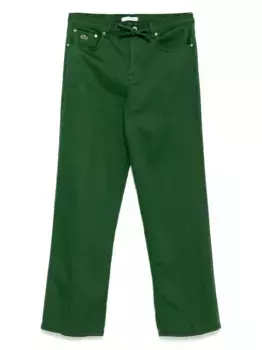 Широкие джинсы Lacoste, зеленый
