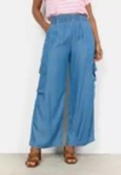 Широкие джинсы LIV Soyaconcept, синий