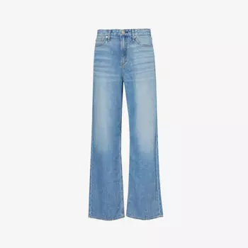 Широкие джинсы logan со средней посадкой Rag & Bone, цвет audrey