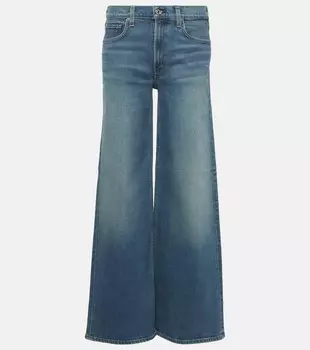 Широкие джинсы loli со средней посадкой Citizens Of Humanity, синий