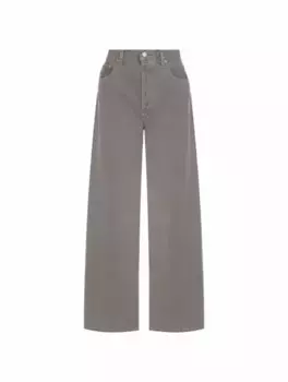 Широкие джинсы Low Slung Agolde, серый