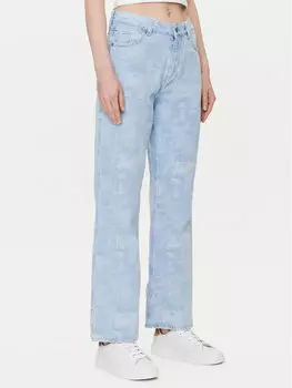 Широкие джинсы Madison 1016002 Mustang, голубой
