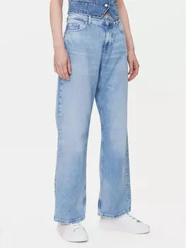 Широкие джинсы Madison 1016211 Mustang, голубой