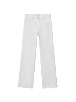 Широкие джинсы Mango NORA, цвет White Denim