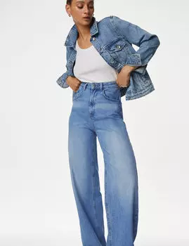 Широкие джинсы Marks & Spencer