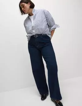 Широкие джинсы Marks & Spencer, цвет Indigo mix